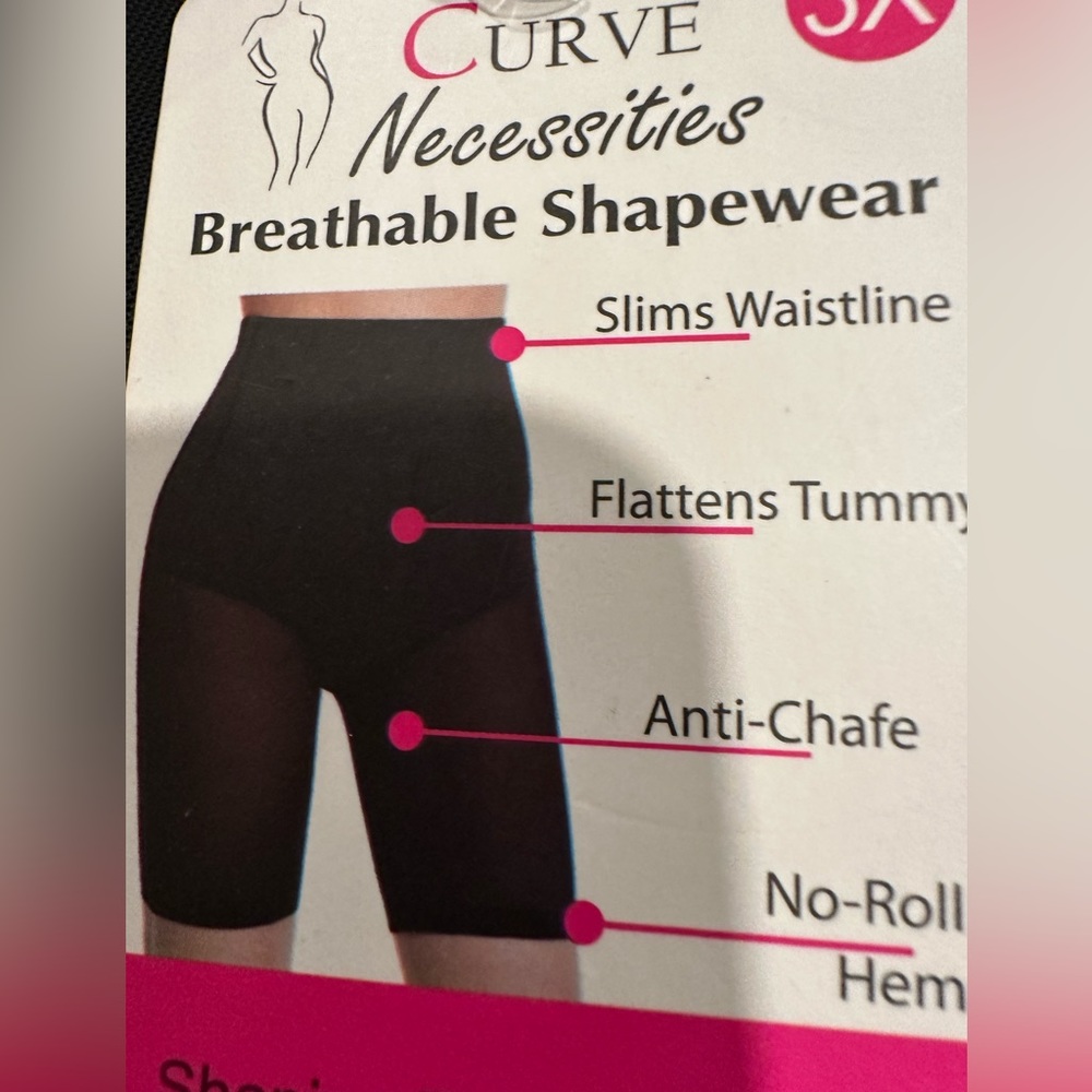Curve necessities shapewear 3X black NWT